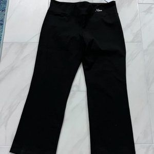 NIRLON Black Stretch Pants (2XL) (NWT)